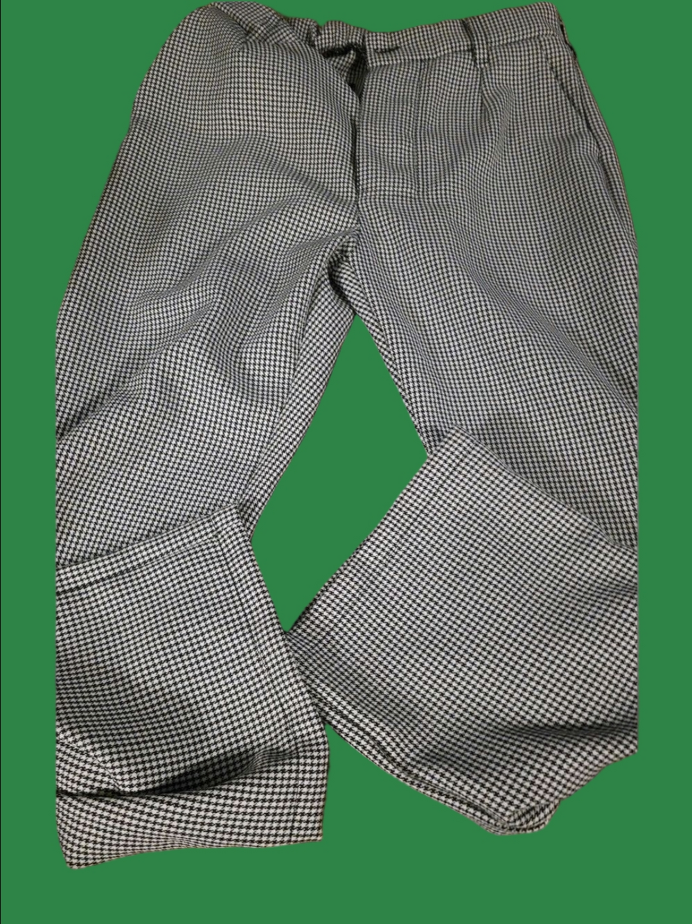 4/$97 Deal! Past Life Straight Leg Women’s Pants in Black & White Houndstooth
